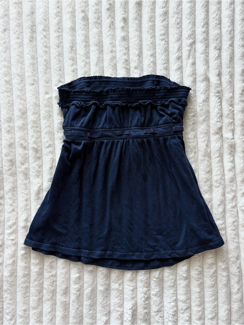 Hollister 25 Year Anniversary Navy Babydoll Tube Top - Picture 5 of 5